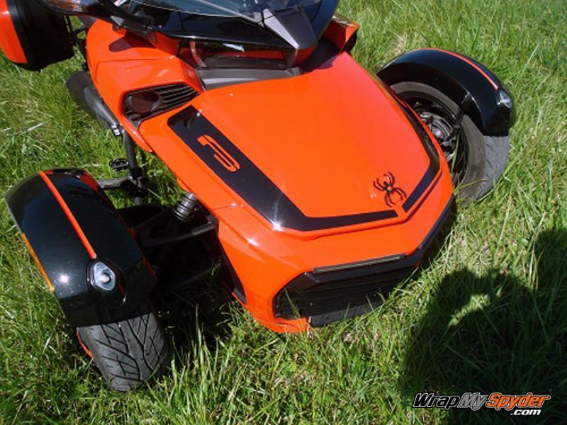 Gloss Black F3 Leblanc racing stripes