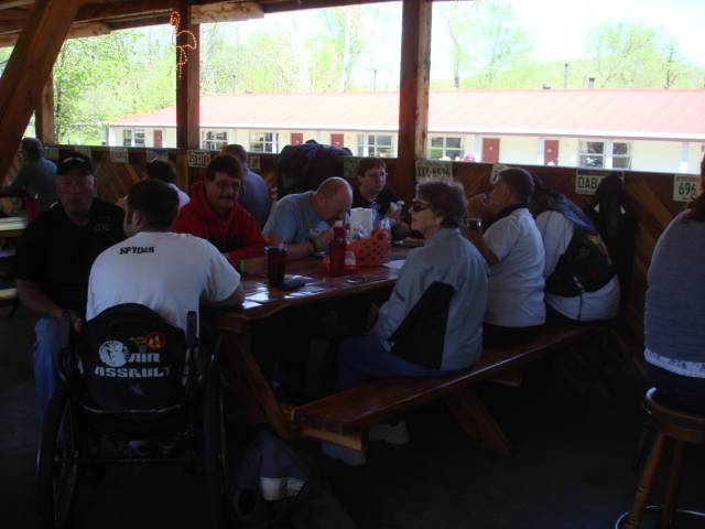 Good friends and good food
Jim, Seth, John, Brian, Deb, Georgia, Doc and Wheeler