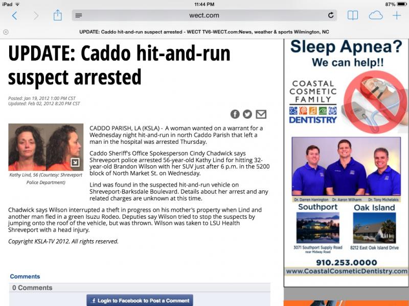 Google find on my making the news.  (Mostly accurate from whiteness accounts, I was in coma nxt 2wks & can't remember what happened. Do believe I was 