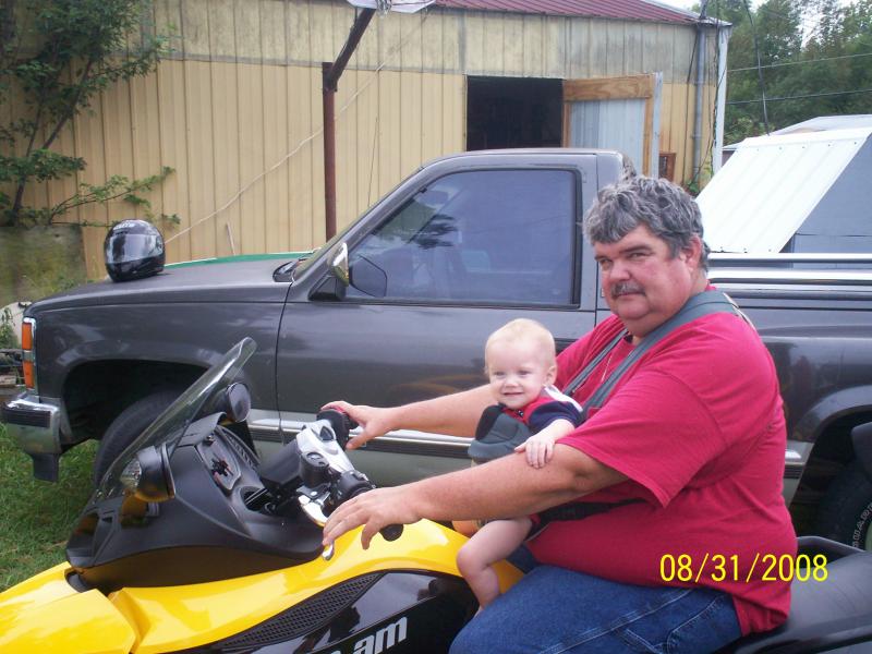 Grand son loves to ride!