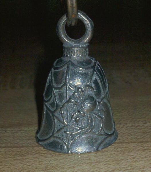 Guardian Angel Bell my hubby got me for my Spyder
