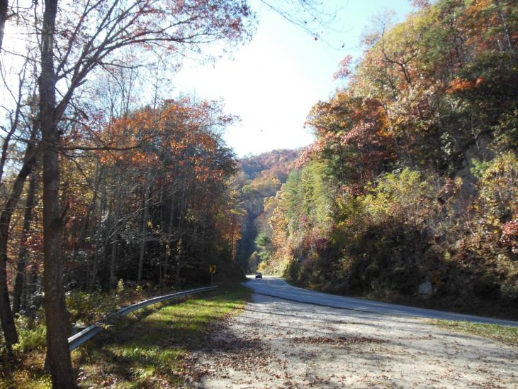 Heading toward Deals' Gap, NC