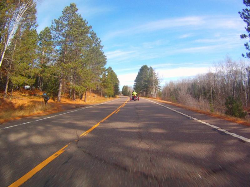 Heading up Hwy 23 - Veteran's Evergreen Memorial Hwy