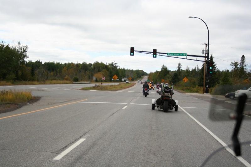 Heading west on Hwy 210, near Black Bear Casino.