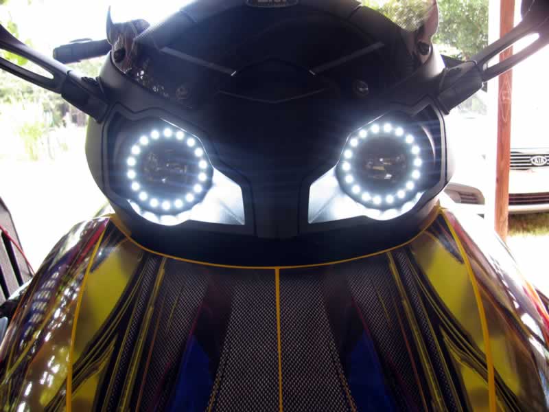 Headlight rings on