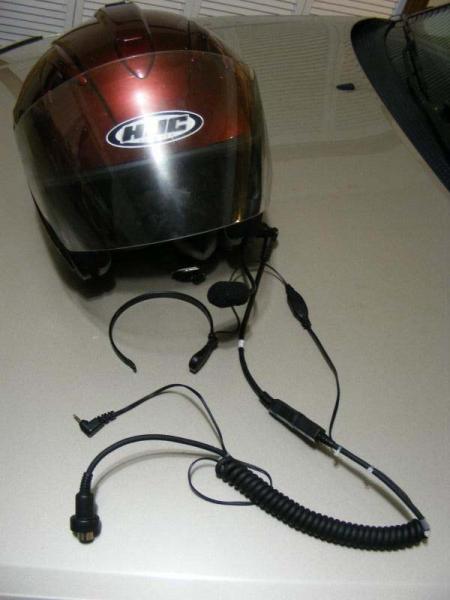Headset with throat mic