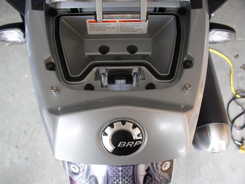 Helmet locks installed