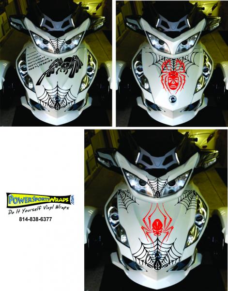 Here are a few examples of various ways you can use our new spider graphics.  Let us know your ideas..