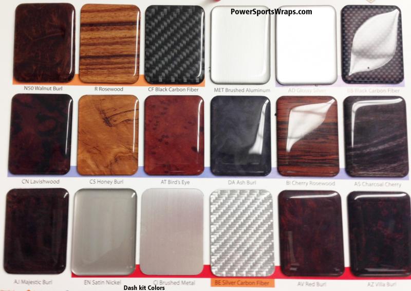 Here are more color options for our Spyder Dash kits. Not all would be available contact us for details.  Pete@powersportswraps.com  814-838-6377