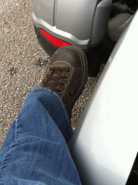 Highway pegs.. probably one of the BEST mods yet..no more legs falling asleep  :)