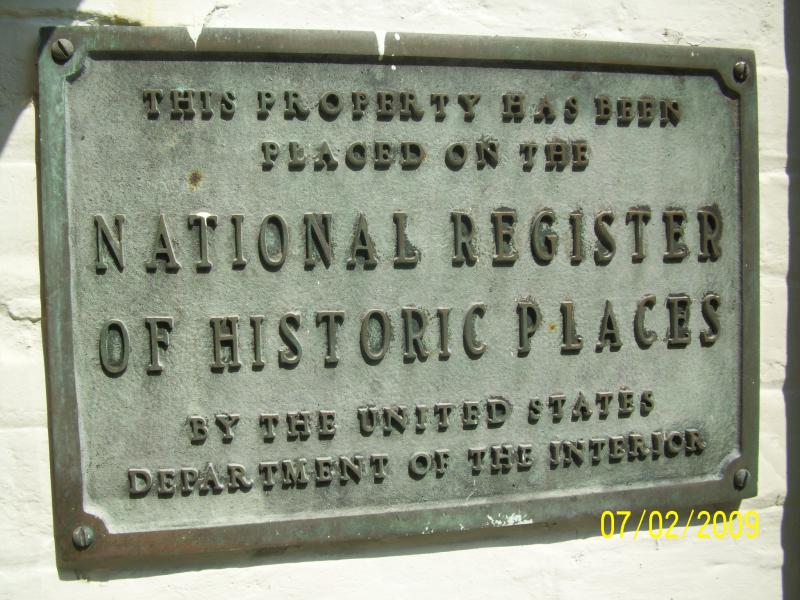 Historical registration plate.