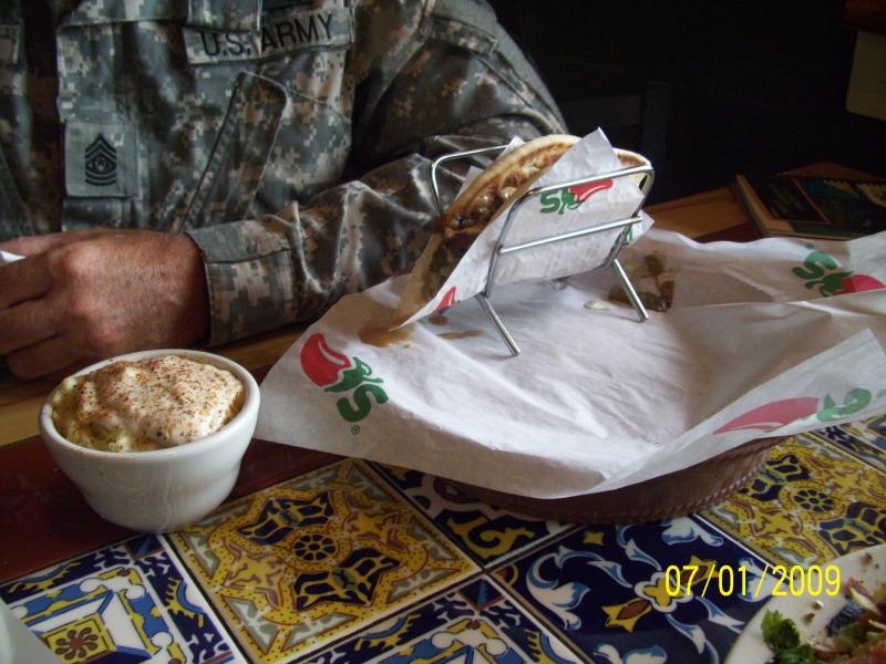 Homer's conservative Fajita & potatoes