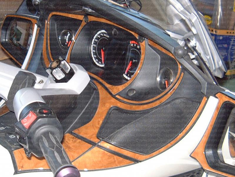 Honey Burl Dash RT Spyder - Add a bit of style and class to your RT.  Add one of our 12 piece dash kits to your Spyder