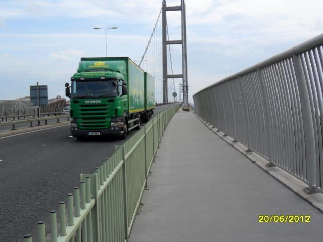 Humber Road Bridge England- Crossed on the way 
to Scotland