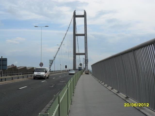 Humber Road Bridge England- Crossed on the way 
to Scotland