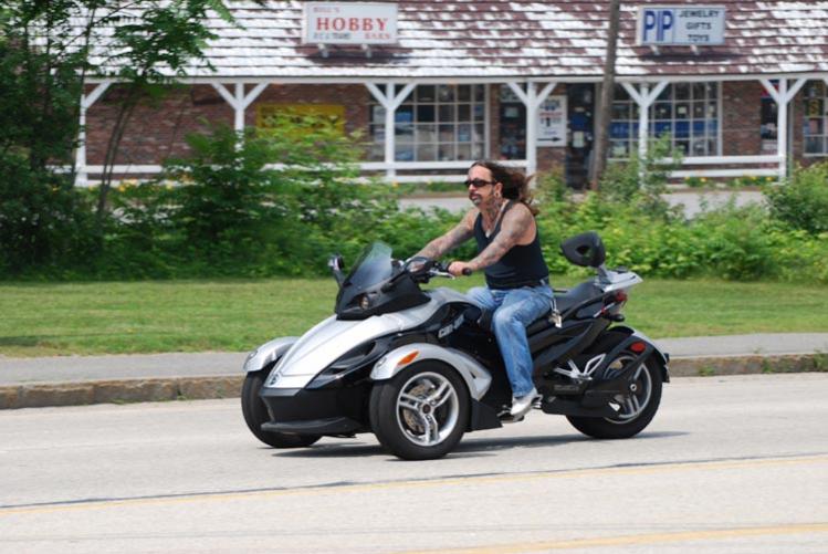 I KNOW WERES MY HELMET IT WAS A PHOTO OP