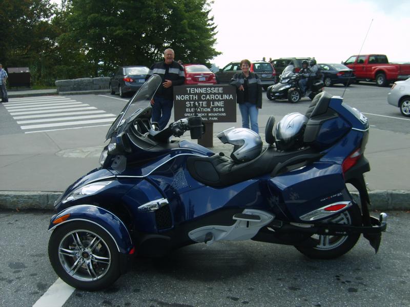 If you notice the spyder in the back ground, Its RL and Mary from Avon Park,FL  surprising who you will meet on top of a Mountain