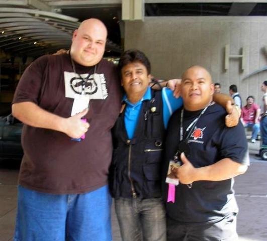 I'm the one on the right (Erik Estrada's left)