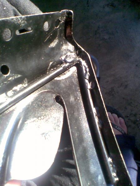 Image rear guard mod to help stop guard cracking.will be gettiing them powder coated silver soon.