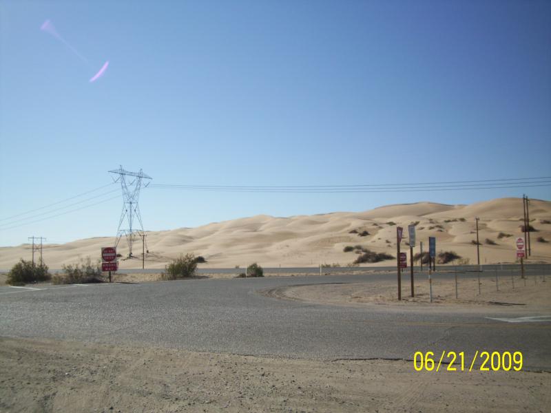 Imperial Sand Dunes, I-10 about 30 miles west of Yuma, AZ.