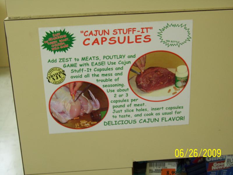 In a grocery store in Kaplan, LA