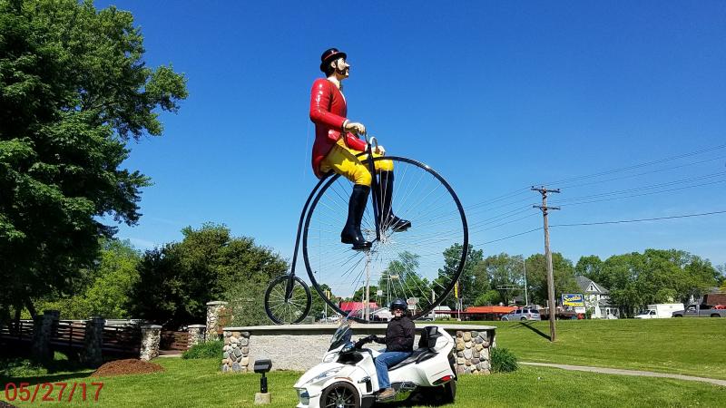 In front of Ben Bikin, Sparta WI Spyder Spin '17