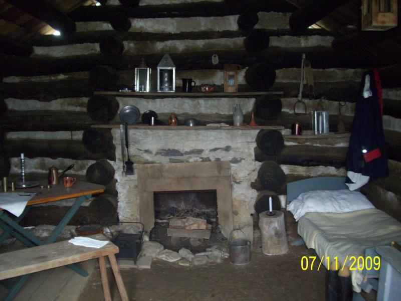 Inside of officer's cabin.  VF, PA
