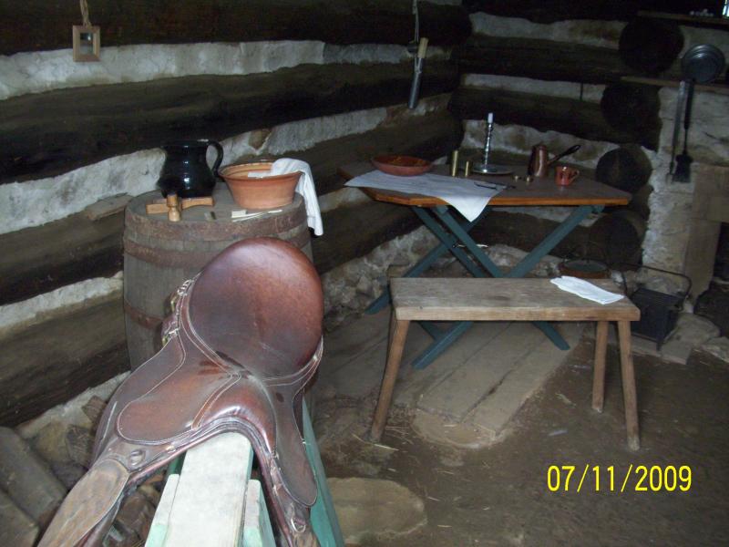 Inside of officer's cabin.  VF, PA
