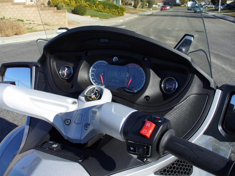 Installed the optional OEM gauges