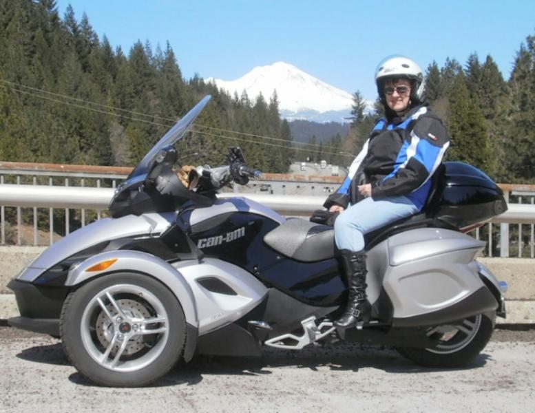 Interstate 5 looking north. Mt Shasta