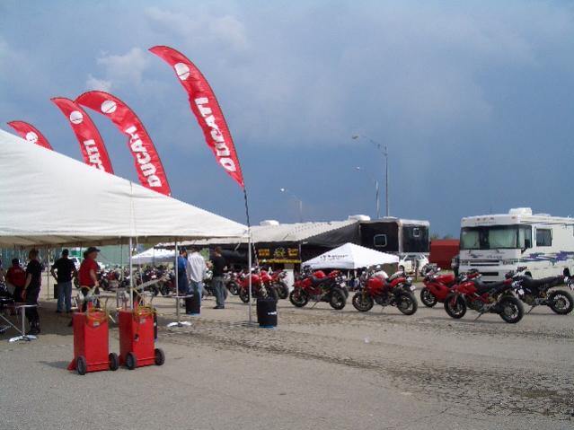 It got a little stormy late in the afternoon Saturday.