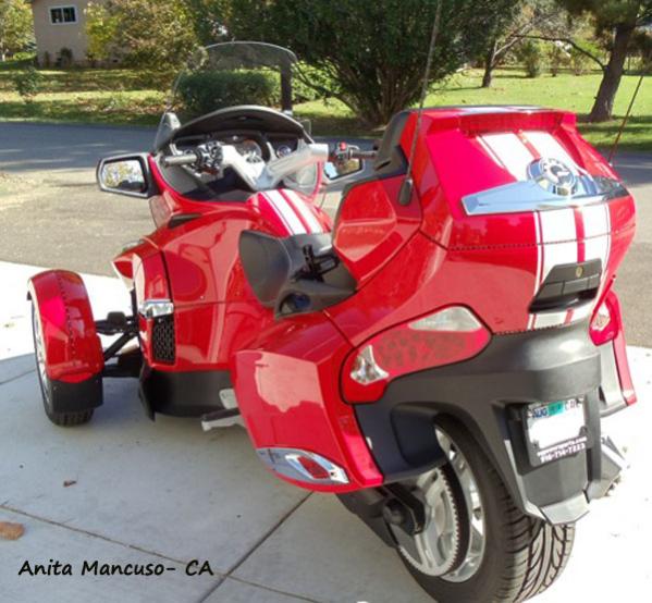 It really finishes the look as the stripe is on the rear trunk as well.  If done in reflective material it is a safety feature as well as adding looks