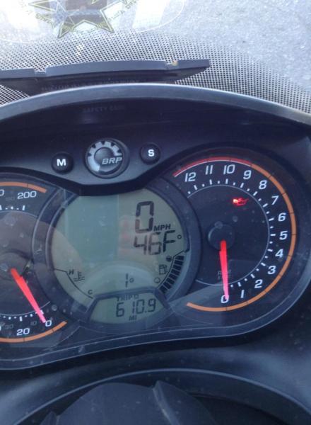 It warmed up to 46 at ride time (10am)