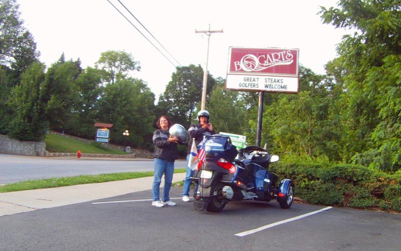 JC & CJ at Bogarts for steak