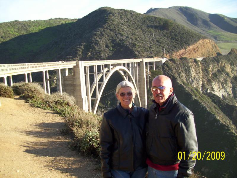 Jennifer and Dudley, CA Hwy 1