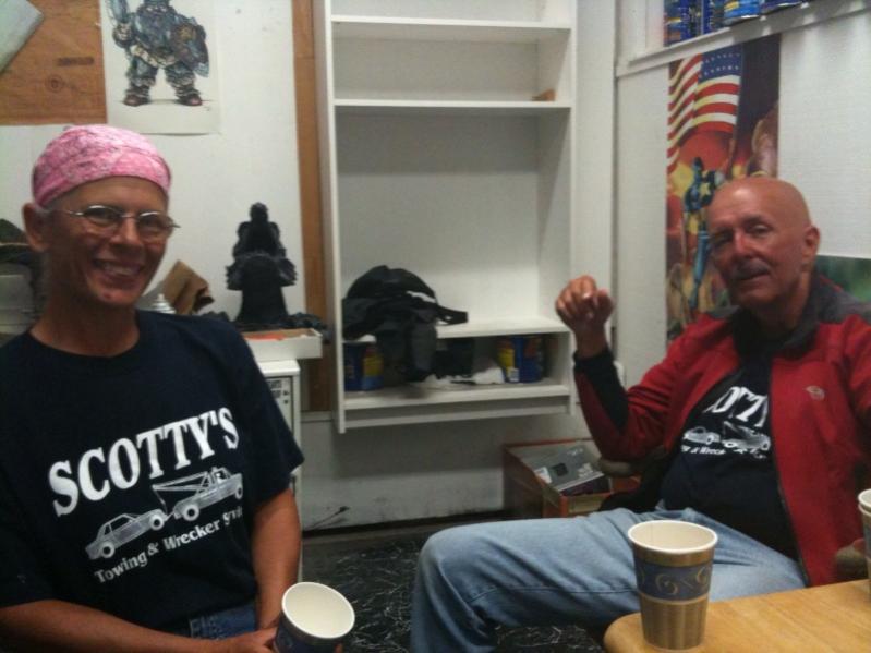 jennifer and dudley relaxing at the lair