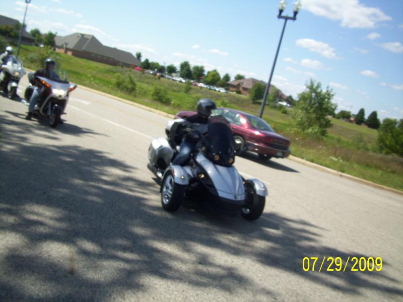 Joan, Bob, then Scotty on the way to Marshall, MI.