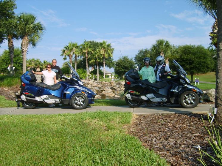 John & Carol  (L)  Hal & Jenn (R)  Clermont FL  6-12-10