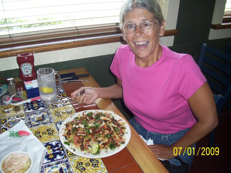 J's Mesquite grilled chicken salad, Chili's in Abbeville, LA.