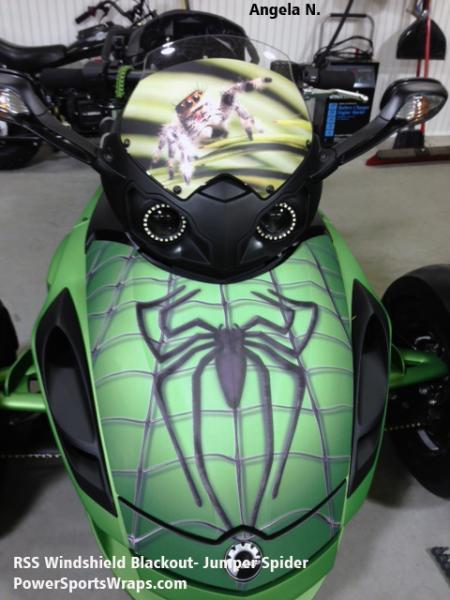 jumper Spyder- RSS windshield blackout kit.