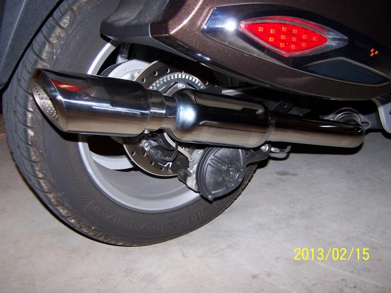 junk exhaust system (spyderattitude).
turned YELLOW within a mo.01