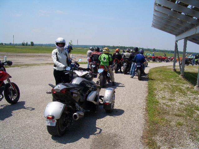 Just before first session - can you see my knees shaking?!