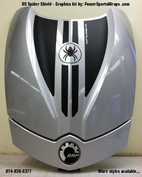 Just look how this all new trunk insert adds to the look of this solid silver spyder trunk.  We provide what you need to do the application correctly.