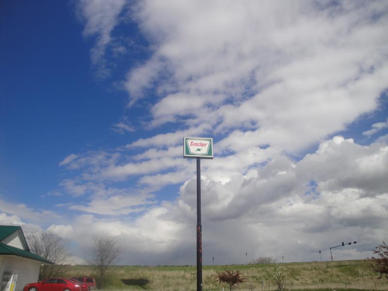 Kansas - Looking back at the storm.