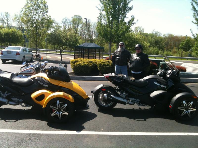 Karen and her husband at Chick-Fil-A  4-30-11