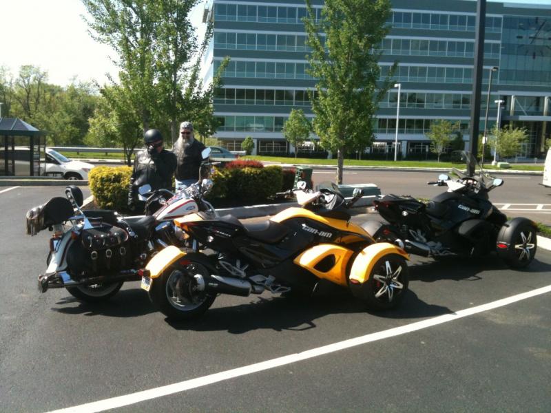 Karen and her husband at Chick-Fil-A  4-30-11