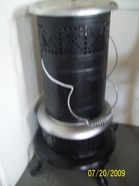 Kerosene heater.
