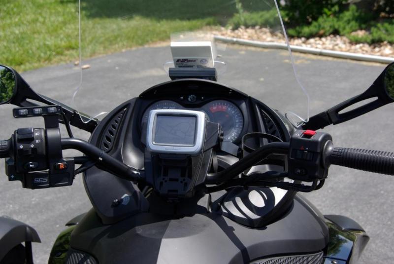 Kewlmetal GPS mount and cup holder
