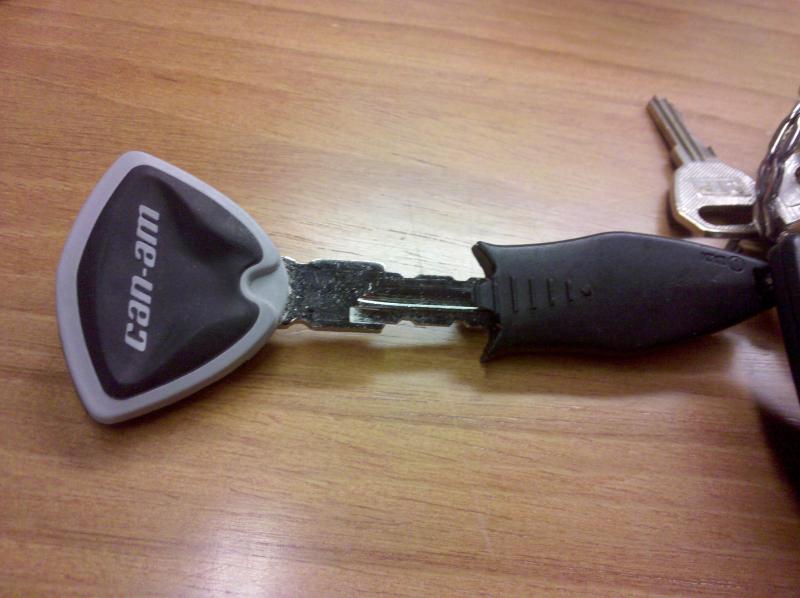 Key Sheath - Key Partially Removed