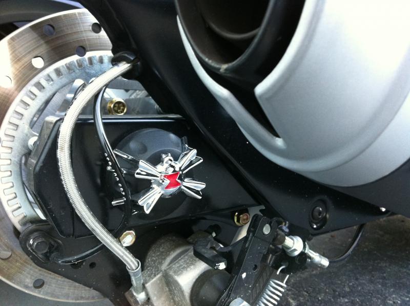 Kury Black widows on Rear Wheel